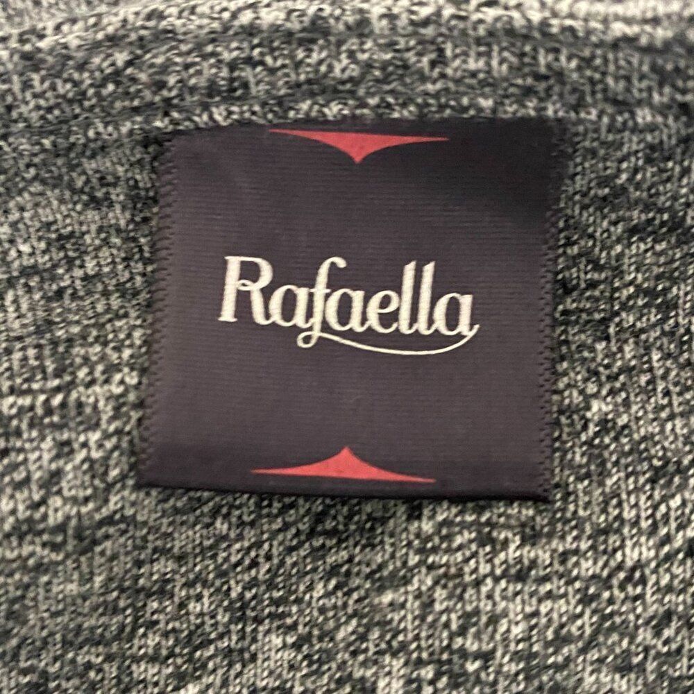 Rafaella Blouse Jeweled Neckline Size Large - Picture 5 of 7